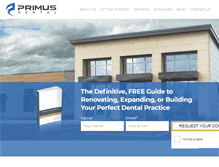 Tablet Screenshot of primusdentalsolutions.com